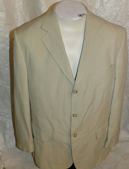 Sz 42 r mens Silk blazer sport coat - Picture 1 of 7
